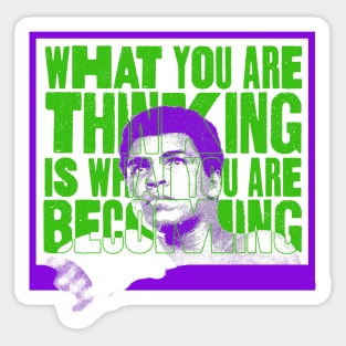 Ali on Thinking Sticker